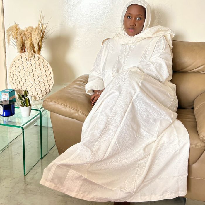 Djellaba femme design fleuri – Image 2