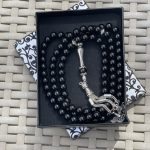 Chapelet en onyx noir